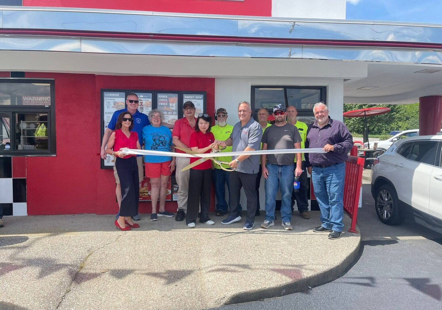 Rally's Winchester Ribbon Cutting
