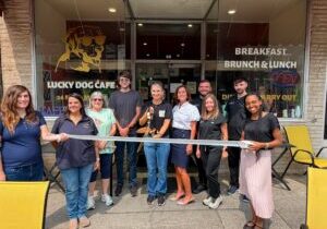 Lucky Dog Cafe Ribbon Cutting